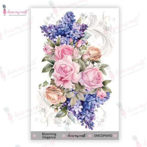 Dress My Craft Transfer Me – BLOOMING ELEGANCE vesisiirtokuva A6