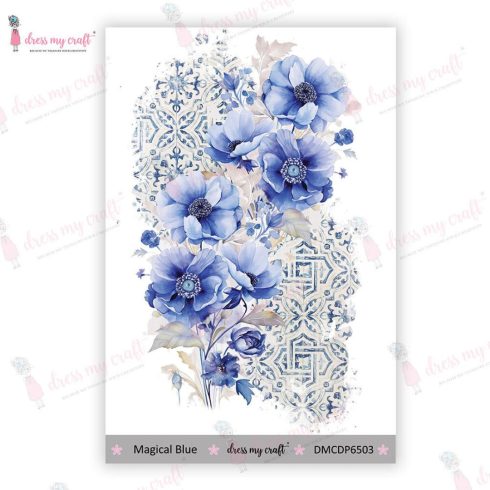 Dress My Craft Transfer Me – MAGICAL BLUE vesisiirtokuva A6