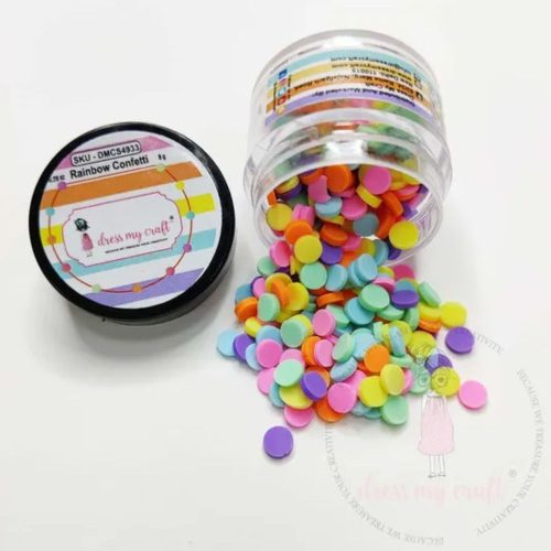 Dress My Craft shaker elements – RAINBOW CONFETTI - Bild 2