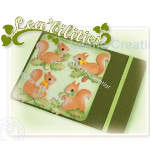 Leane Creatief Combi stanssi – SQUIRRELS - Image 2