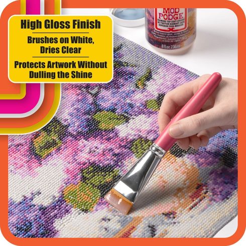 Mod Podge Diamond Top Glue-Sealer-Finish – timanttimaalaus viimeistelylakka2
