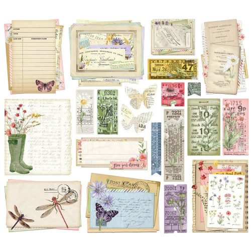 Simple Stories – Large Ephemera Meadow Flowers isot leikekuvat (21 kpl)