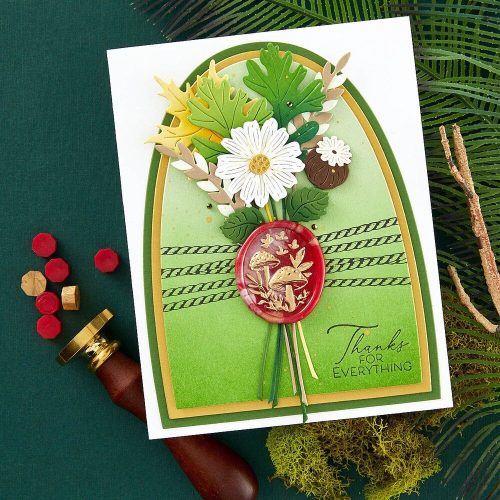 Spellbinders Wax Seal Stamp 3D sinettileimasin – Forest Mushroom - Bild 2
