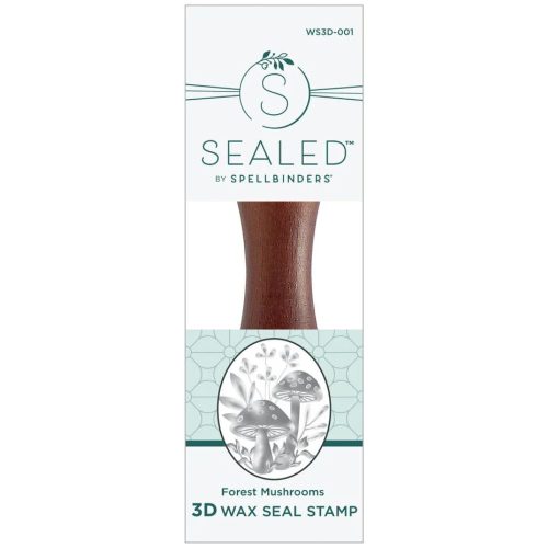 Spellbinders Wax Seal Stamp 3D sinettileimasin – Forest Mushroom - Bild 4