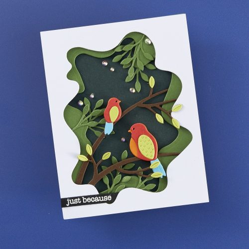 Spellbinders stanssi – PERCHED BIRDS - Image 2