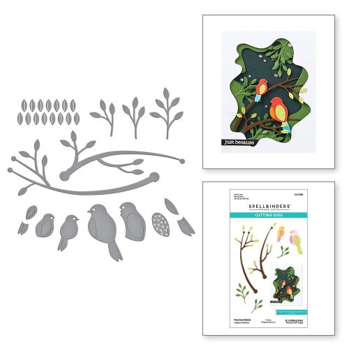 Spellbinders stanssi – PERCHED BIRDS - Image 7
