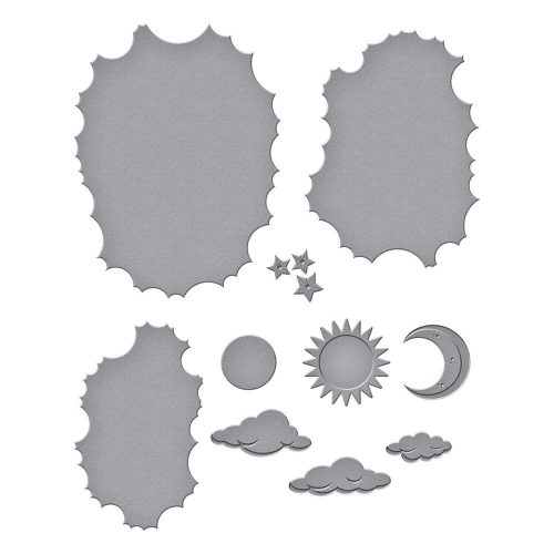 Spellbinders stanssi – TUNNEL CLOUDS - Image 6