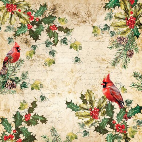 Crafter's Companion – Holly & Ivy paperilehtiö 15 x 15 cm - Image 8