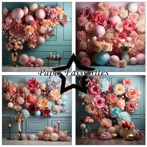 Paper Favourites – Wedding Flowers paperilajitelma 15 x 15 cm (3)