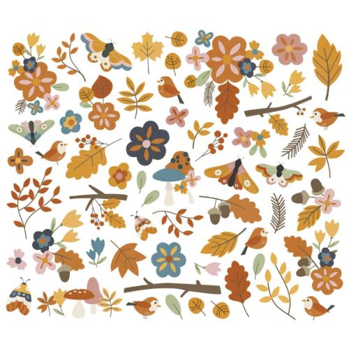 Simple Stories – Floral Bits & Pieces Acorn Lane leikekuvat (60 kpl)