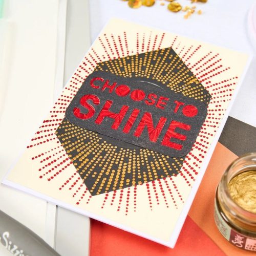 Sizzix Stencil – Cosmopolitan, Shine Bright #2 sapluuna - Image 2
