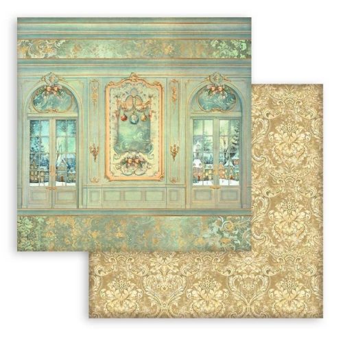Stamperia – The Nutcracker Backgrounds paperilajitelma 20 x 20 cm - Bild 4