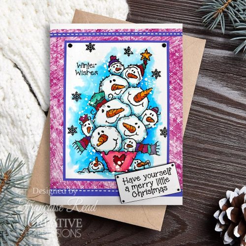 Woodware Clear Stamps – Snow Balls leimasinsetti - Bild 2