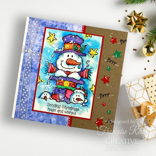 Woodware Clear Stamps – Top Hat Snowman leimasinsetti - Image 2