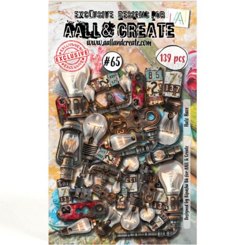 AALL & Create – Ephemera Die-Cuts Halo Haze leikekuvat (139 kpl) - Image 2
