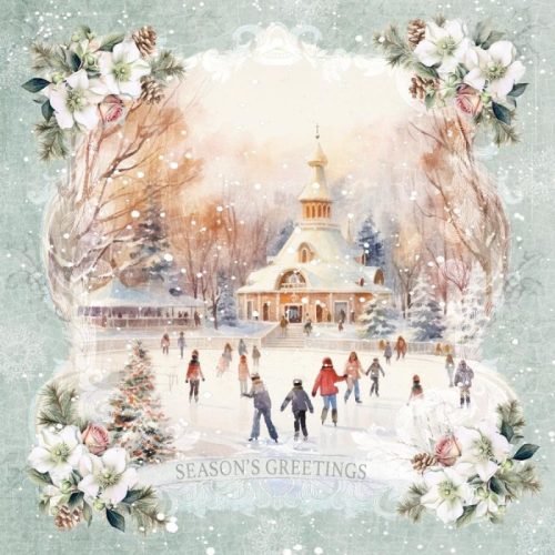 Crafter's Companion – Christmas Rose paperilehtiö 15 x 15 cm - Bild 16