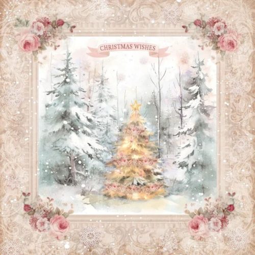 Crafter's Companion – Christmas Rose paperilehtiö 15 x 15 cm - Bild 18