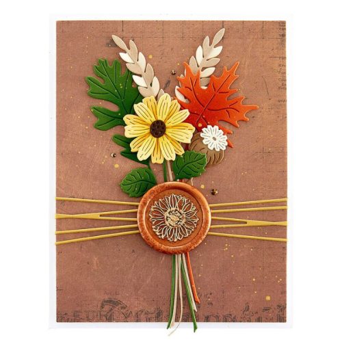 Spellbinders Wax Seal Stamp sinettileimasin – SUNFLOWER - Bild 4