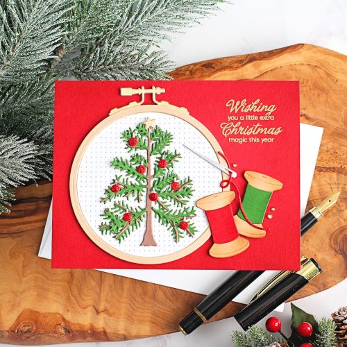 Spellbinders stanssi – GATHERING STITCHES - Image 7