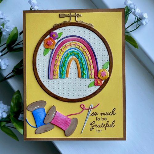 Spellbinders stanssi – GATHERING STITCHES - Image 2