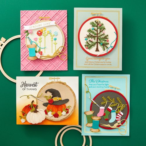 Spellbinders stanssi – GATHERING STITCHES - Image 4