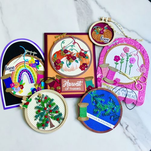 Spellbinders stanssi – GATHERING STITCHES - Image 3