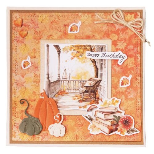 Studio Light Paper Pad – Everlasting Autumn Background paperilehtiö 20x20cm - Bild 4