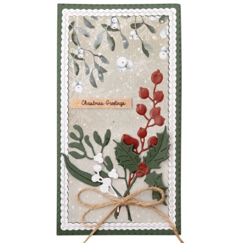 Studio Light Paper Pad – Festive Forest paperilehtiö 20x20cm - Image 5