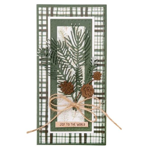Studio Light Paper Pad – Festive Forest paperilehtiö 20x20cm - Image 6