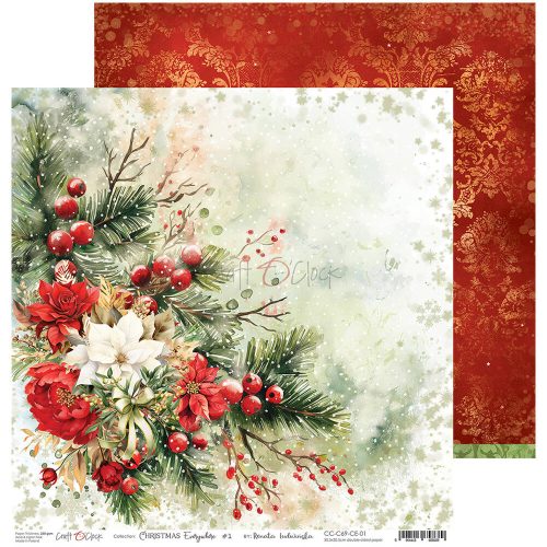 Craft O’Clock – Christmas Everywhere paperilajitelma 20 x 20 cm - Image 2