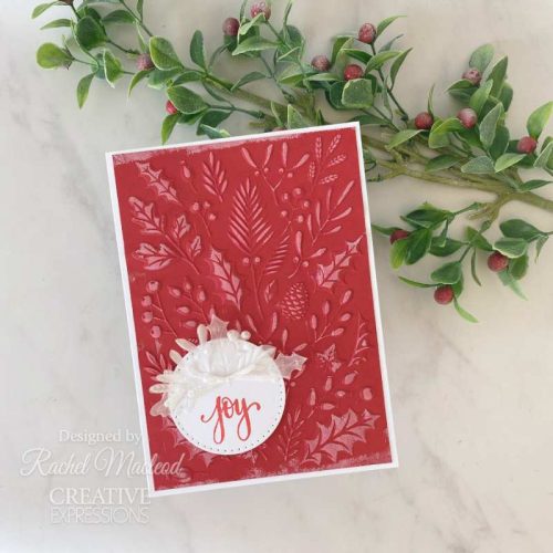 Creative Expressions Colouring Stencil sapluunat – WINTER FOLIAGE (2kpl) - Bild 8