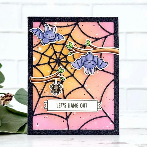 Lawn Fawn stanssi – SPIDERWEB BACKDROP - Image 2