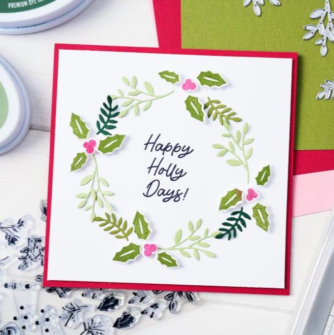 Sizzix Framelits stanssi – HAPPY HOLLY DAYS #2 - Image 3
