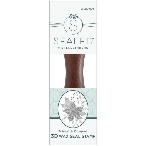 Spellbinders Wax Seal Stamp 3D sinettileimasin – POINSETTIA BOUQUET - Bild 5
