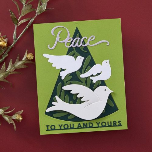 Spellbinders stanssi – PEACE DOVE - Image 4