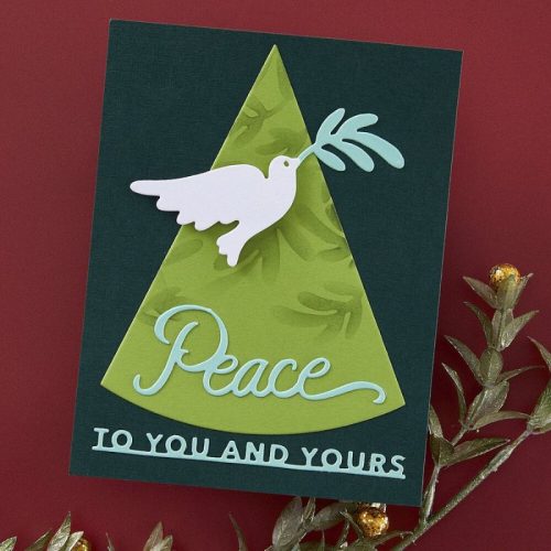 Spellbinders stanssi – PEACE DOVE - Image 5