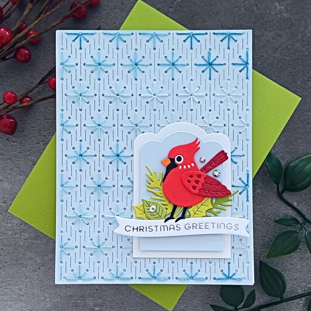 Spellbinders stanssi – STITCHED STARFILLED BACKGROUND