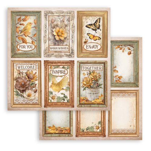 Stamperia – Golden Harmony paperilajitelma 30 x 30 cm - Image 7