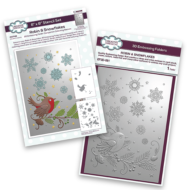 robin & snowflakes