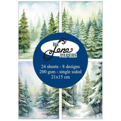 By Lene – Cool Winter paperilajitelma 15 x 21 cm 1