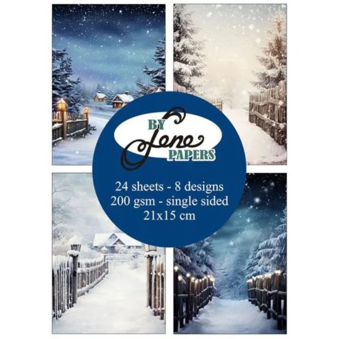 By Lene – Cool Winter paperilajitelma 15 x 21 cm 2