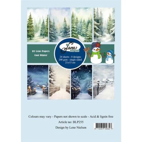 By Lene – Cool Winter paperilajitelma 15 x 21 cm