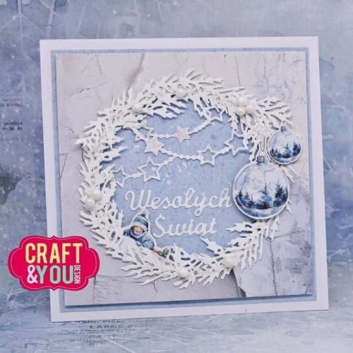 Craft & You Design stanssi – CEDAR WREATH - Image 3