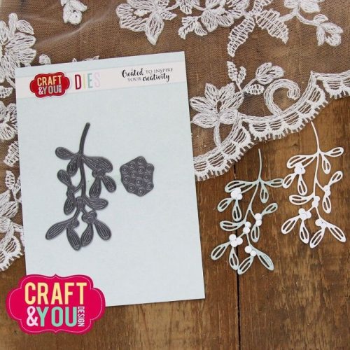 Craft & You Design stanssi – SPRIG OF MISTLETOE - Image 3