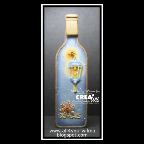 Crealies stanssi – BOTTLE pullokortti - Image 2