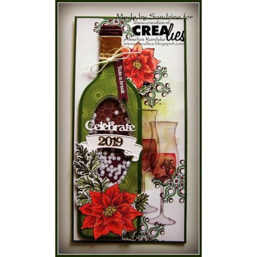 Crealies stanssi – BOTTLE pullokortti - Image 3