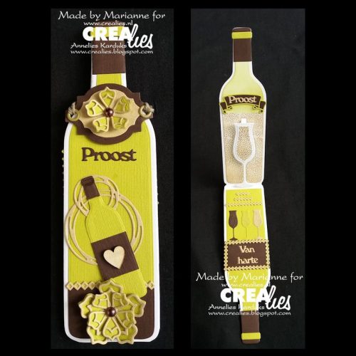 Crealies stanssi – BOTTLE pullokortti - Image 5