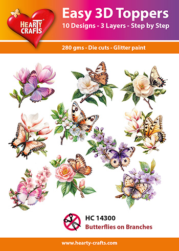 3D paketti Hearty Crafts Easy 3D Toppers