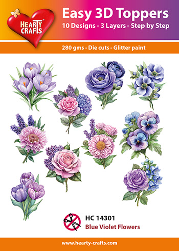 3D paketti Hearty Crafts Easy 3D Toppers