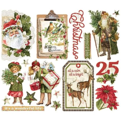 Simple Stories – Big Bits & Pieces Yuletide leikekuvat (17 kpl)